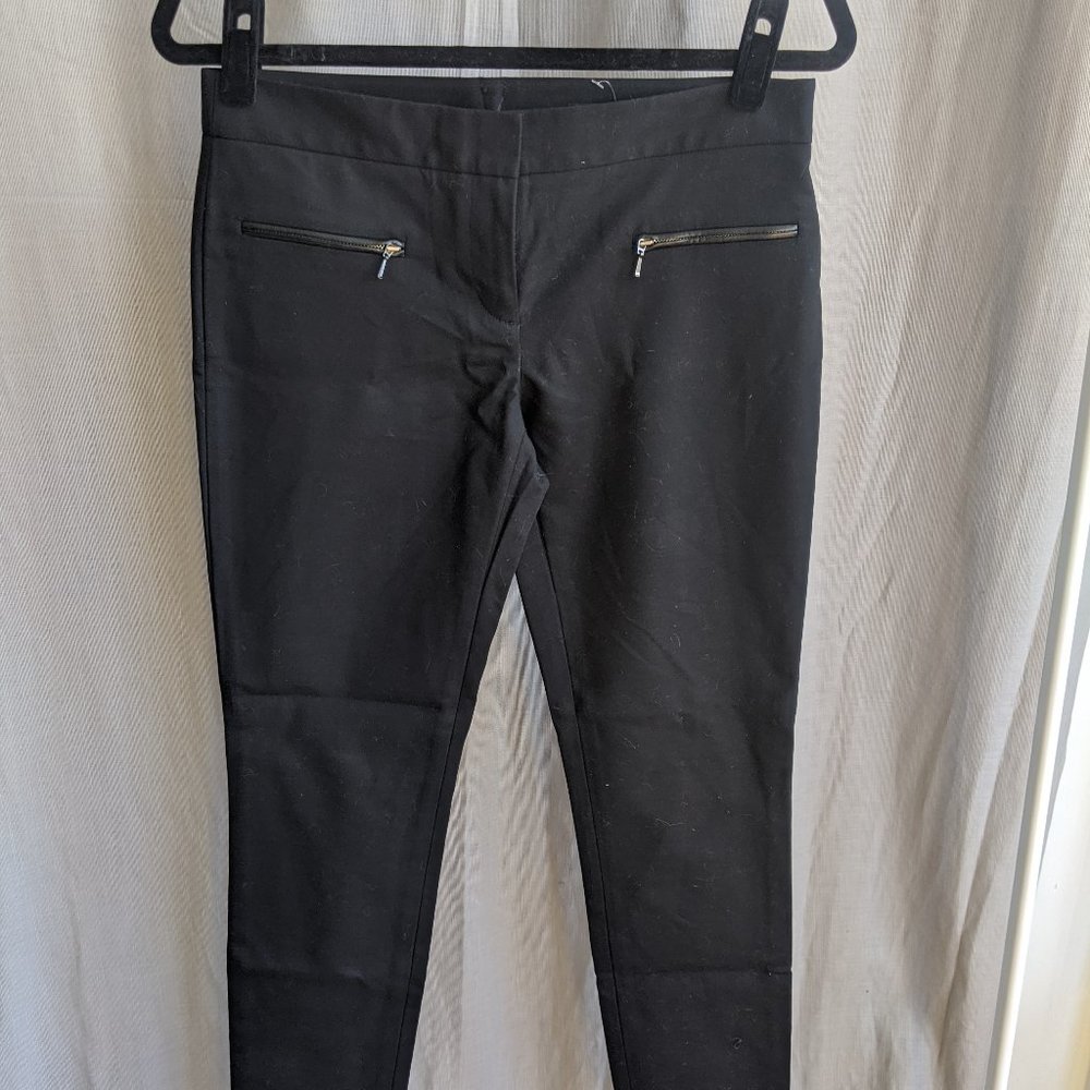 Club Monaco Skinny Dress Pants with Zipper Pockets
